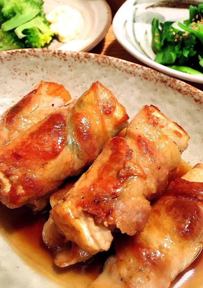 豚肉の厚揚げ巻き焼き☆-レシピのメイン写真