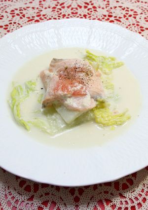 薬膳・しっとり肌にサーモンのブレゼ-レシピのメイン写真