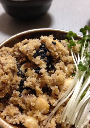 簡単!やみつき!ご飯に合うおから豆-レシピのメイン写真