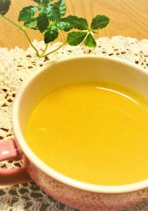 ぱぱっと!パンプキンスープ-レシピのメイン写真