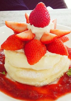 米粉のふわっふわパンケーキ♪-レシピのメイン写真