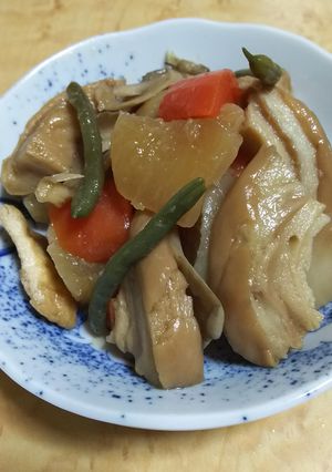 大根と車麩とまいたけの煮物-レシピのメイン写真