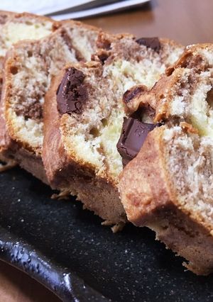 マーブルパウンドケーキ-レシピのメイン写真