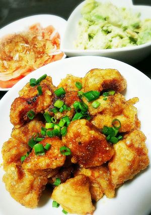 ☆鶏の津軽揚げ風甘辛ダレ絡め☆-レシピのメイン写真