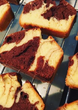 しっとりマーブルパウンドケーキ-レシピのメイン写真
