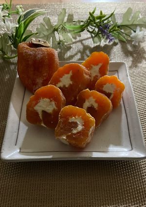 干し柿のクリチ巻き-レシピのメイン写真
