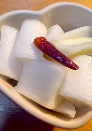 簡単自家製！ご飯がすすむ大根のお漬け物-レシピのメイン写真