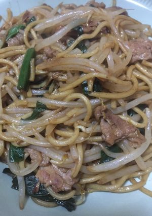 簡単我が家の日田風焼きそば-レシピのメイン写真