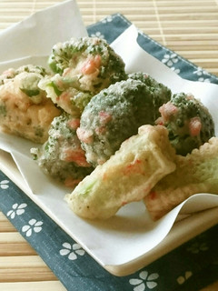 干しえび衣deブロッコリーの天ぷら-レシピのメイン写真