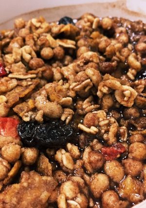 牛乳が無い時はココアでフルーツグラノーラ-レシピのメイン写真