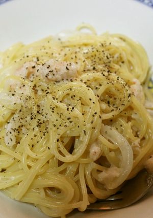 ワンポットパスタ☆カニのミルクパスタ-レシピのメイン写真