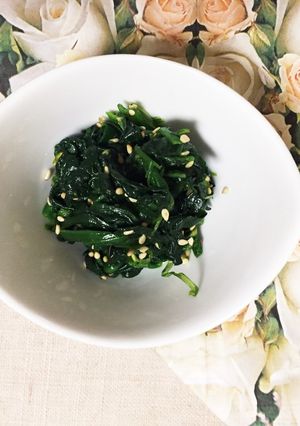 【常備菜】簡単！ほうれん草ナムル-レシピのメイン写真
