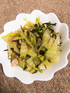 あと1品に☆白菜の塩昆布炒め-レシピのメイン写真
