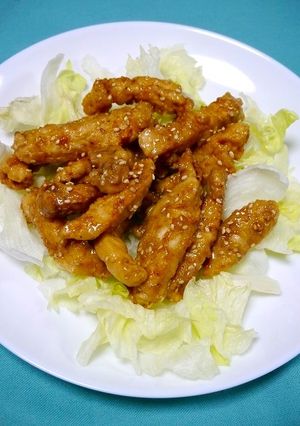 簡単！鶏カラの胡麻和え-レシピのメイン写真