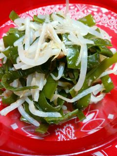 ☆茎わかめともやしの和えもの☆-レシピのメイン写真