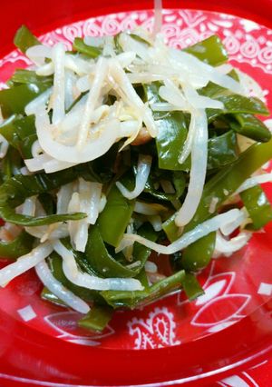 ☆茎わかめともやしの和えもの☆-レシピのメイン写真