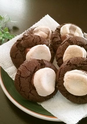 アメリカ ☆ダブルチョコ・スモアクッキー-レシピのメイン写真