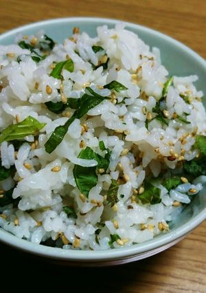 チャチャっと！青シソと胡麻ご飯(^^)♬-レシピのメイン写真