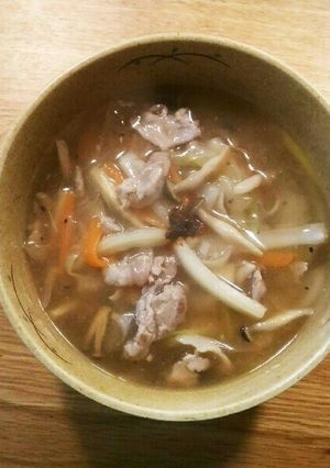 王将ラーメンで塩チャンポン-レシピのメイン写真