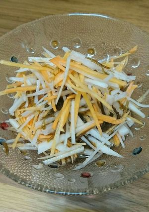 季節の野菜のもずく酢和え-レシピのメイン写真