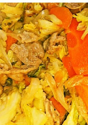 野菜メイン生姜焼き♥-レシピのメイン写真