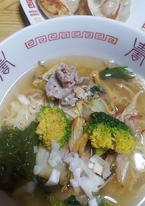 冬野菜めかぶラーメン-レシピのメイン写真