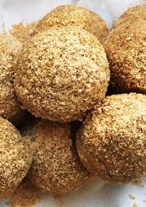 醤油が入った和風スノーボールクッキー-レシピのメイン写真