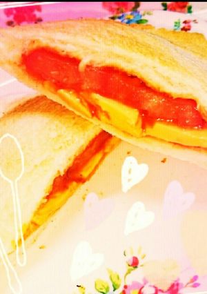 機械不要★簡単ホットサンド♥-レシピのメイン写真