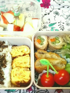 中学生女子 時短 簡単弁当116-レシピのメイン写真
