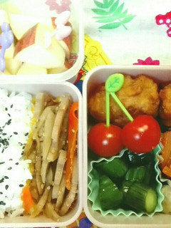 中学生女子 時短 簡単弁当115-レシピのメイン写真