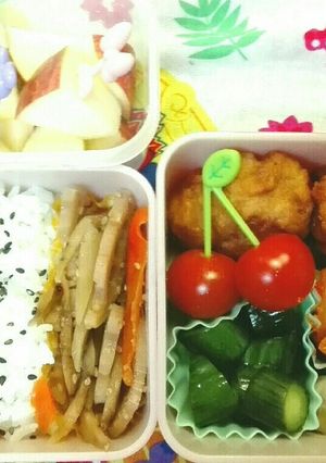 中学生女子　時短　簡単弁当115-レシピのメイン写真