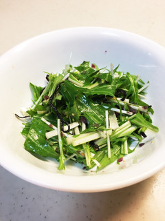 京風・水菜のサラダ-レシピのメイン写真