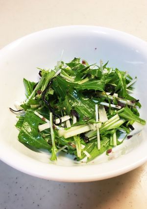 京風・水菜のサラダ-レシピのメイン写真