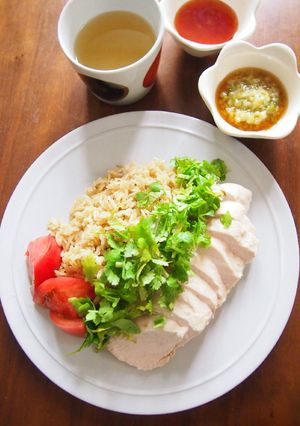しっとりやわらか海南鶏飯(お肉の作り方)-レシピのメイン写真