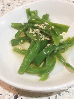 レンジで5分♪簡単*ピーマンの塩きんぴら-レシピのメイン写真