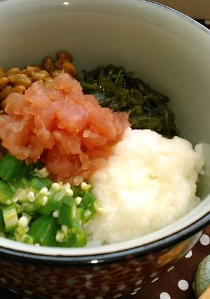 ☆我が家のネバトロ丼☆-レシピのメイン写真