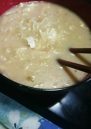 胡麻みそ牛乳ラーメン♡-レシピのメイン写真