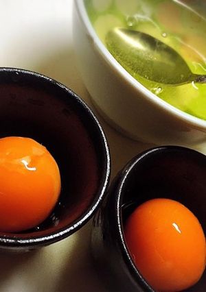 冷凍卵de黄身の醤油漬け☆-レシピのメイン写真