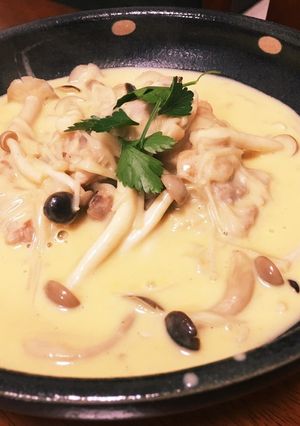 失敗なし！簡単 鶏肉とキノコのスープ煮-レシピのメイン写真