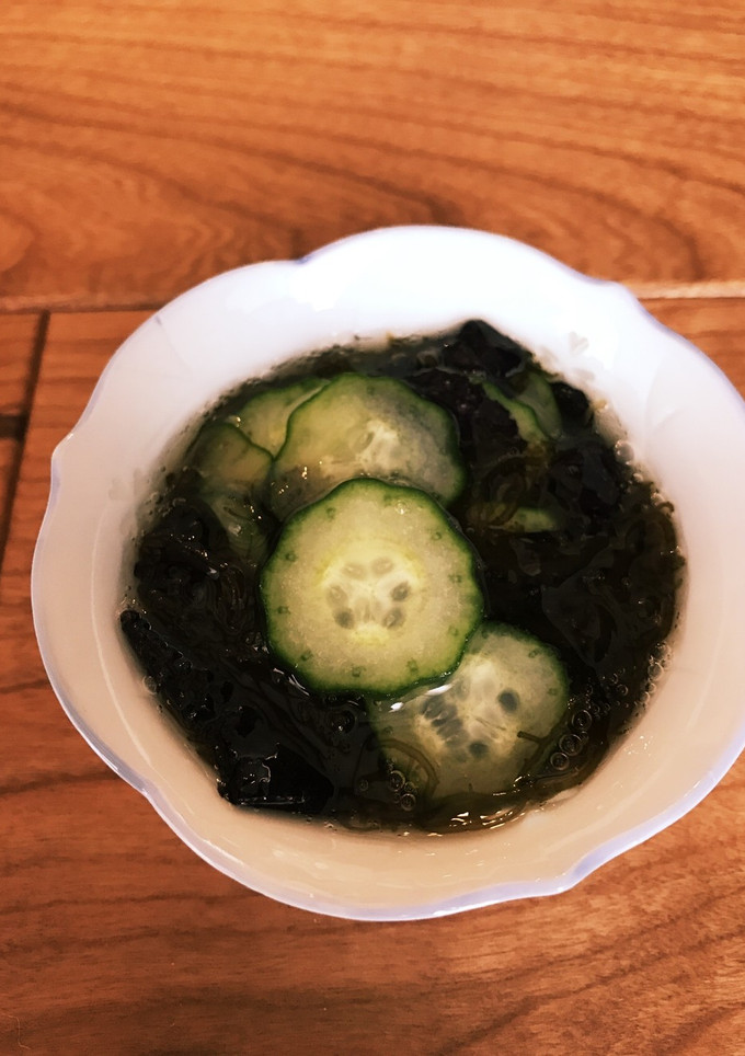 味付け不要！簡単もずくと胡瓜の酢の物-レシピのメイン写真