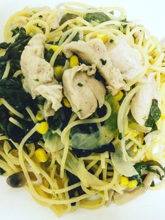 ワンポットで絶品♡鶏肉のクリームパスタ-レシピのメイン写真