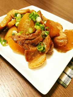 豚バラ大根の炒め煮-レシピのメイン写真