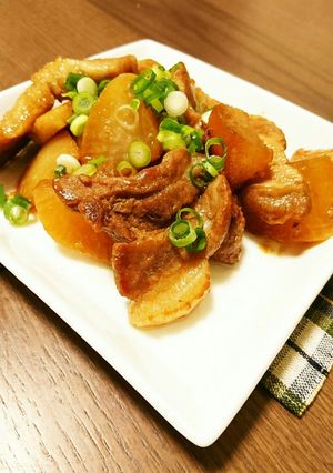 豚バラ大根の炒め煮-レシピのメイン写真