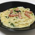 生クリーム不使用★カルボナーラうどん★