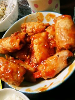 肉巻き大根(人参)ケチャップソース風味-レシピのメイン写真