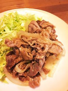 豚コマで♡シンプルでやわらかい生姜焼き♡-レシピのメイン写真