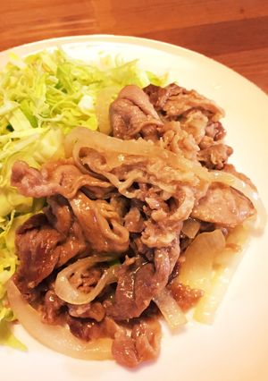 豚コマで♡シンプルでやわらかい生姜焼き♡-レシピのメイン写真