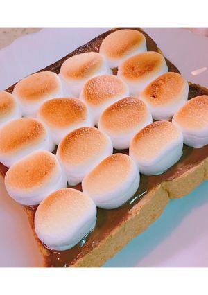 マシュマロトースト 簡単アレンジ朝ごはん-レシピのメイン写真
