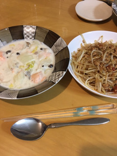 白菜と鮭のクリーム煮-レシピのメイン写真