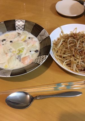 白菜と鮭のクリーム煮-レシピのメイン写真